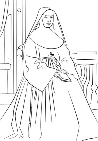Mothermariannecopecoloringpage
